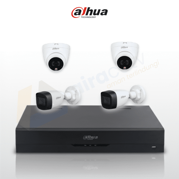 Paket IP Camera 2 MP 4 Camera