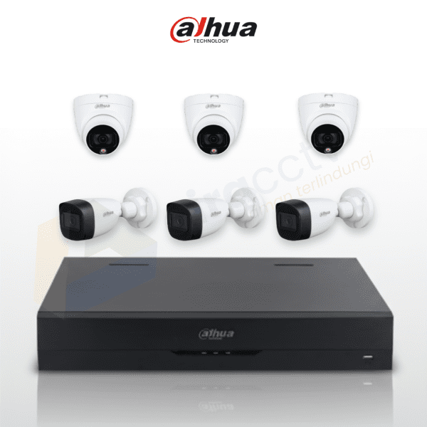 Paket IP Camera 2 MP 6 Camera